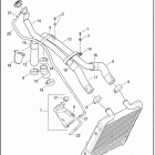 VRSCD 1HDZ VRSCD NIGHT ROD (2006) COOLANT HOSES  /  BOTTLE