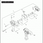 FLHTPI 1FMW ELECTRA GLIDE STANDARD POLICE (2006) Задний суппорт