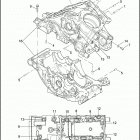 VRSCD 1HDZ VRSCD NIGHT ROD (2006) CRANKCASE - UPPER & LOWER