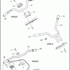 VRSCD 1HDZ VRSCD NIGHT ROD (2006) HANDLEBAR & THROTTLE CONTROL