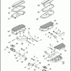 FLHT 1DDV ELECTRA GLIDE STANDARD (2006) FOOTBOARDS & FOOTPEGS
