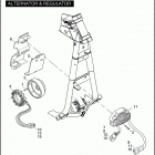 FXDI 1GM1 DYNA SUPER GLIDE (2006) ALTERNATOR & REGULATOR