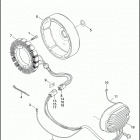 FLSTFSE2 1PNF CVO FAT BOY (2006) ALTERNATOR & REGULATOR