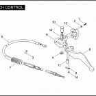 FLHT 1DDV ELECTRA GLIDE STANDARD (2006) Привод управления сцеплением