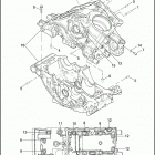 VRSCSE2 1PPG CVO V-ROD (2006) CRANKCASE - UPPER & LOWER