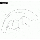 FLSTFSE2 1PNF CVO FAT BOY (2006) Переднее крыло