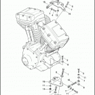 FLHTPI 1FMW ELECTRA GLIDE STANDARD POLICE (2006) ENGINE MOUNTS & STABILIZER LINKS