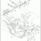 FLHT 1DDV ELECTRA GLIDE STANDARD (2006) FRAME, REAR FORK & JIFFY STAND