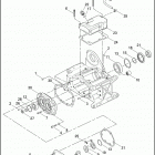 FLHTPI 1FMW ELECTRA GLIDE STANDARD POLICE (2006) TRANSMISSION BEARINGS & COVERS