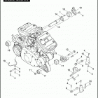 XL883C 4CJM SPORTSTER 883 CUSTOM (2006) ENGINE MOUNTS