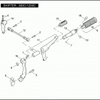 XL883C 4CJM SPORTSTER 883 CUSTOM (2006) SHIFTER - 883C / 1200C