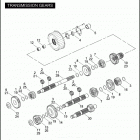 FXSTS 1BLY SPRINGER SOFTAIL (2006) TRANSMISSION GEARS