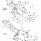 VRSCD 1HDZ VRSCD NIGHT ROD (2006) FRAME & JIFFY STAND