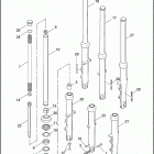 XL883C 4CJM SPORTSTER 883 CUSTOM (2006) Передняя вилка
