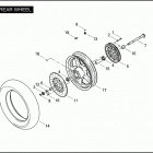 FLHTCUSE 1PRE CVO ULTRA CLASSIC (2006) Заднее колесо