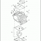 FXDI 1GM1 DYNA SUPER GLIDE (2006) TRANSMISSION HOUSING & OIL TANK