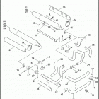 FLSTSCI 1BYB SPRINGER CLASSIC (2006) EXHAUST SYSTEM - FLSTSC / I