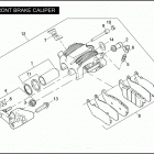 XL883C 4CJM SPORTSTER 883 CUSTOM (2006) Передний суппорт