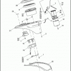 FLSTFSE2 1PNF CVO FAT BOY (2006) FUEL TANK CONSOLE