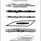 XL883C 4CJM SPORTSTER 883 CUSTOM (2006) FUEL TANK TRIM