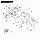 FLHTCUSE 1PRE CVO ULTRA CLASSIC (2006) PRIMARY HOUSING