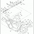 FLHTCUSE 1PRE CVO ULTRA CLASSIC (2006) FRAME, REAR FORK, & JIFFY STAND