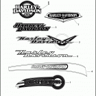 FLHT 1DDV ELECTRA GLIDE STANDARD (2006) FUEL TANK TRIM