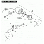 VRSCSE2 1PPG CVO V-ROD (2006) FRONT TURN SIGNALS