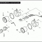 FLHT 1DDV ELECTRA GLIDE STANDARD (2006) INSTRUMENTS - FLHT & FLHX / I