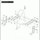 FLHR 1FDV ROAD KING (2006) WINDSHIELD - FLHR