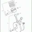 FXDI 1GM1 DYNA SUPER GLIDE (2006) PISTONS & FLYWHEEL ASSEMBLY - TWIN CAM 88 ™