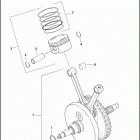 FXSTS 1BLY SPRINGER SOFTAIL (2006) PISTONS & FLYWHEEL ASSEMBLY -TWIN CAM 88B ™