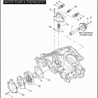 VRXSE 7RC7 CVO VR DESTROYER (2006) WATER PUMP & THERMOSTAT