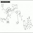 FLHTPI 1FMW ELECTRA GLIDE STANDARD POLICE (2006) FRONT BRAKE - ABS