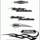 FXDI 1GM1 DYNA SUPER GLIDE (2006) FUEL TANK TRIM