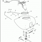 FLHT 1DDV ELECTRA GLIDE STANDARD (2006) FUEL TANK - CARBURETED FLHT & FLHX