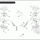 XL883C 4CJM SPORTSTER 883 CUSTOM (2006) HANDLEBAR SWITCHES