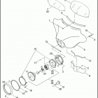 FLHT 1DDV ELECTRA GLIDE STANDARD (2006) WINDSHIELD, FAIRING & HEADLAMP - FLHT & FLHX