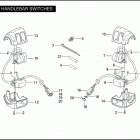 VRSCD 1HDZ VRSCD NIGHT ROD (2006) HANDLEBAR SWITCHES
