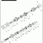 XL883C 4CJM SPORTSTER 883 CUSTOM (2006) TRANSMISSION GEARS