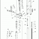 FXSTBI 1JAB NIGHT TRAIN (2006) FRONT FORK - FXST / I & FXSTB / I