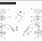FXDI 1GM1 DYNA SUPER GLIDE (2006) HANDLEBAR SWITCHES