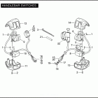 VRXSE 7RC7 CVO VR DESTROYER (2006) HANDLEBAR SWITCHES