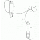 FLHTPI 1FMW ELECTRA GLIDE STANDARD POLICE (2005) REAR SHOCK ABSORBERS & AIR SUSPENSION SYSTEM