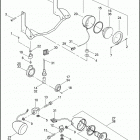 FLHTCUI 1FCW ULTRA CLASSIC (2005) PASSING LAMPS & FRONT TURN SIGNALS