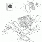 VRSCB 1HBZ VRSCB V-ROD (2005) COVERS, OIL PAN / FILTER / PICKUP