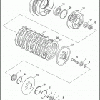 XL883C 4CJM SPORTSTER 883 CUSTOM (2005) Сцепление