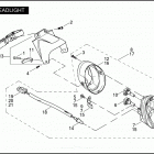 VRSCSE 1PMG CVO V-ROD (2005) Фара