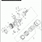 VRSCB 1HBZ VRSCB V-ROD (2005) PISTONS AND CRANKSHAFTS