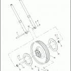 VRSCB 1HBZ VRSCB V-ROD (2005) Переднее колесо